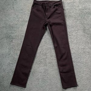 Black Helmut Lang Jeans High Rise Slim